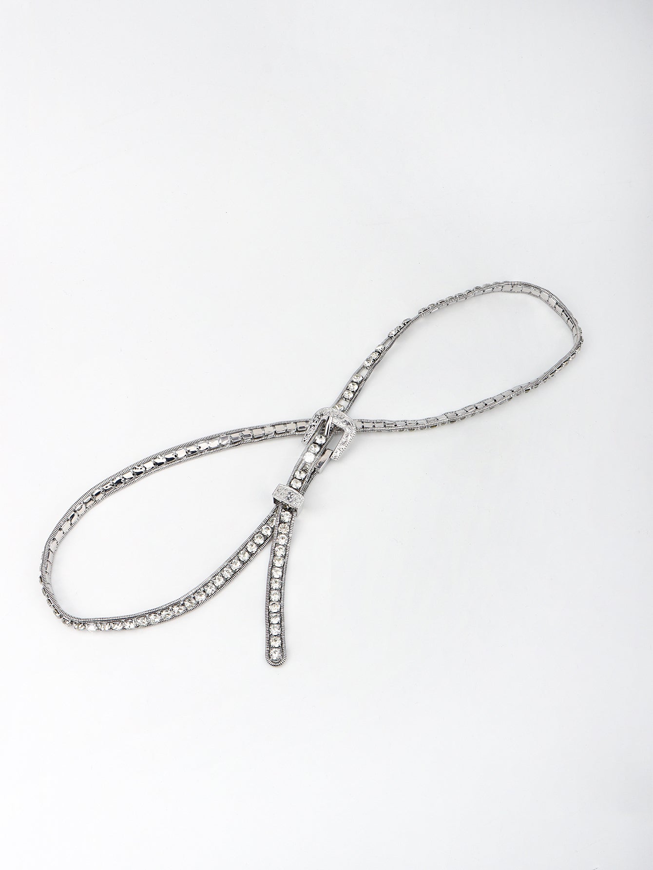 Rhinestone Metal Belt - The Ruffled Bull Boutique