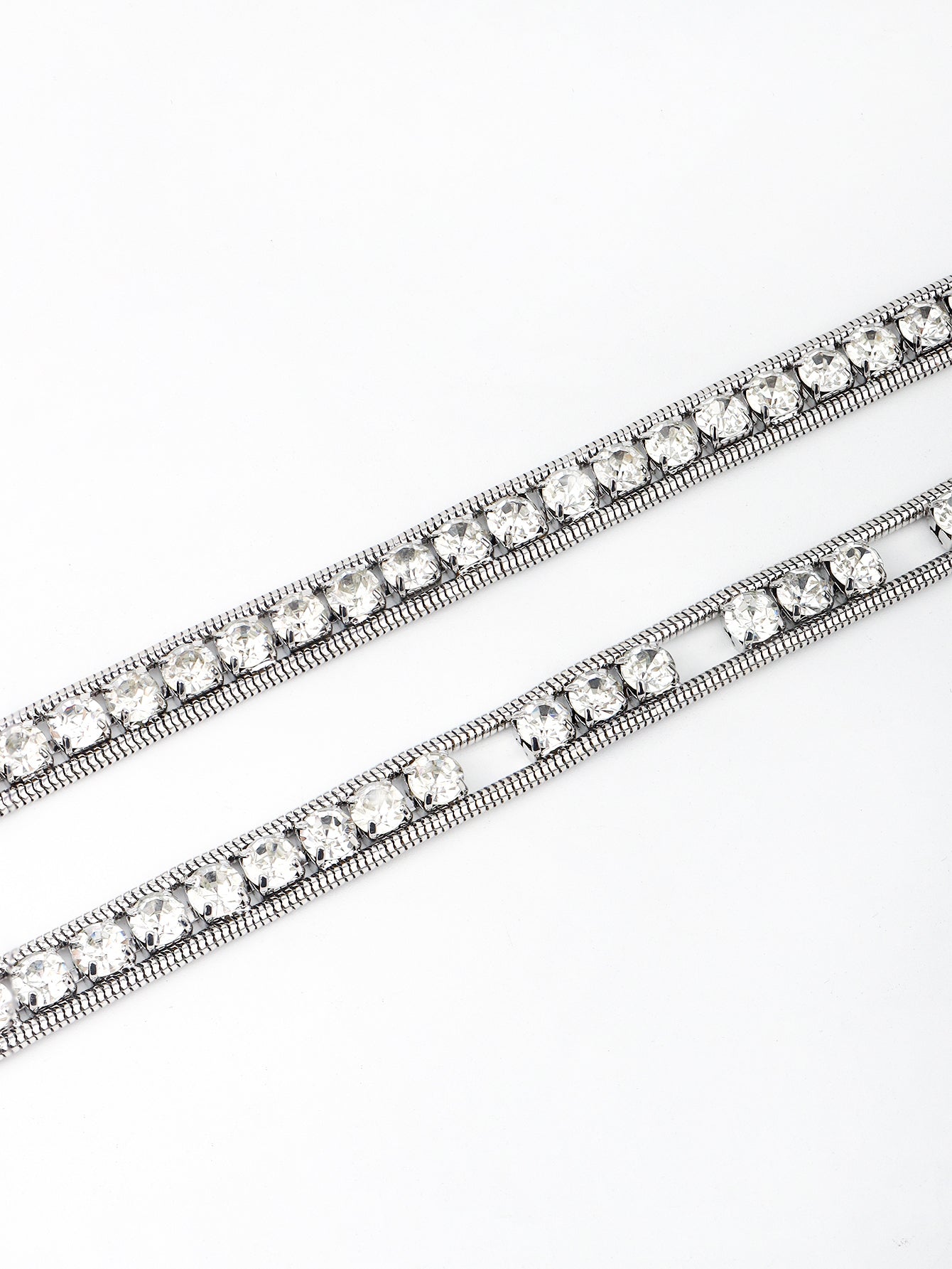 Rhinestone Metal Belt - The Ruffled Bull Boutique