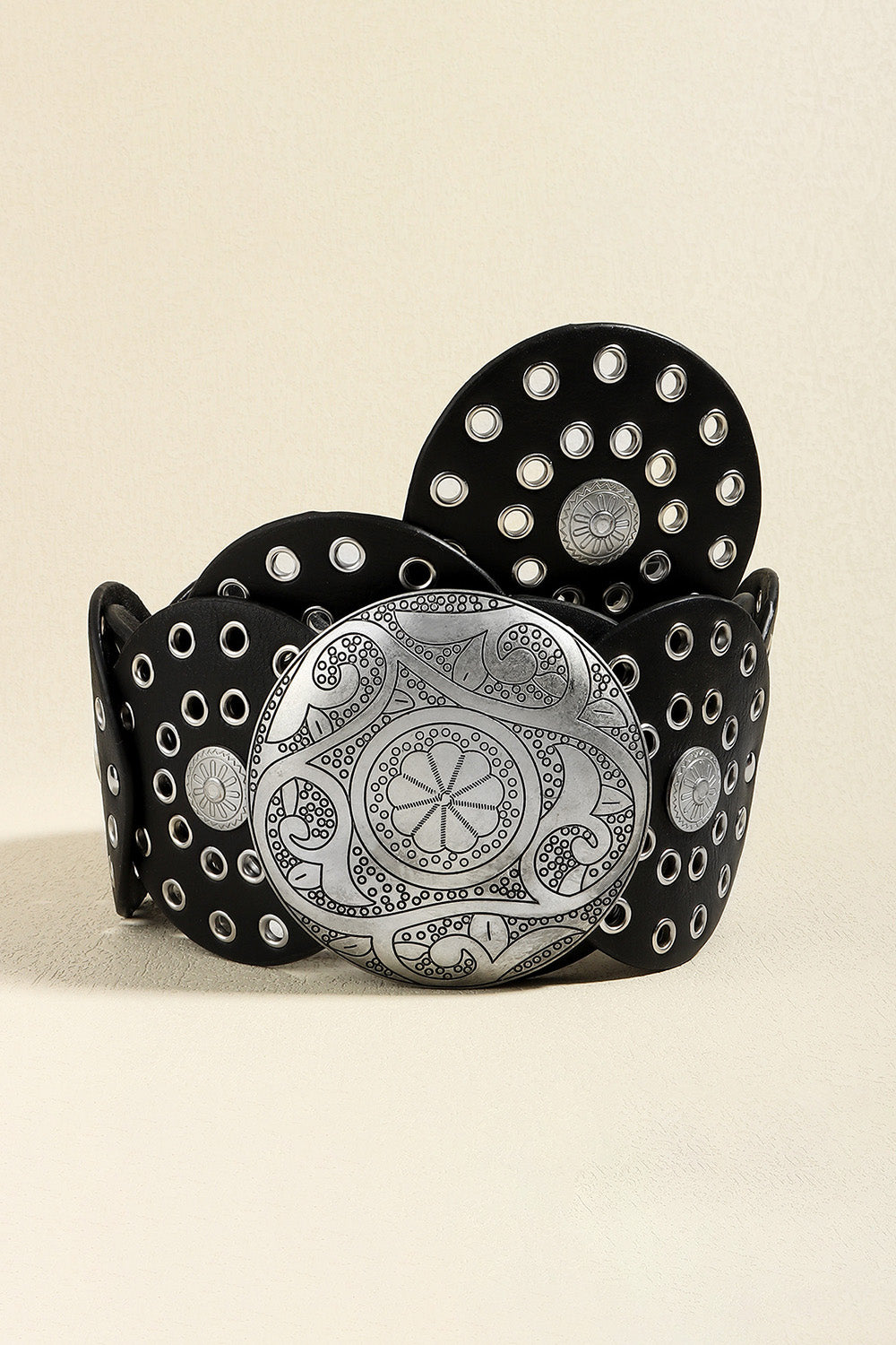 Vintage PU Leather Wide Belt - The Ruffled Bull Boutique