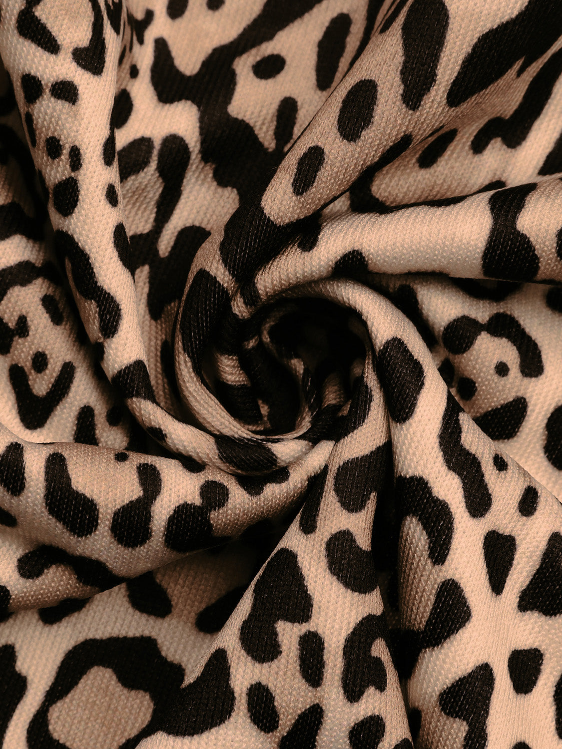 Perfee Leopard Open Front Long Sleeve Jacket - The Ruffled Bull Boutique