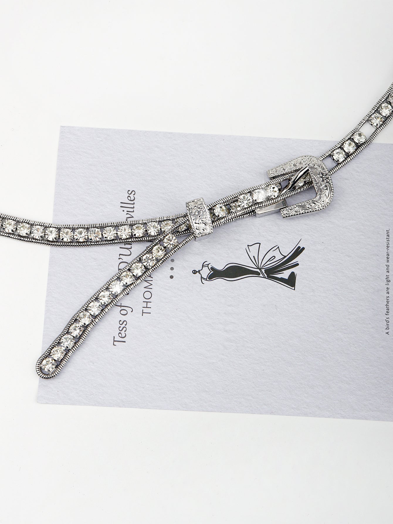 Rhinestone Metal Belt - The Ruffled Bull Boutique