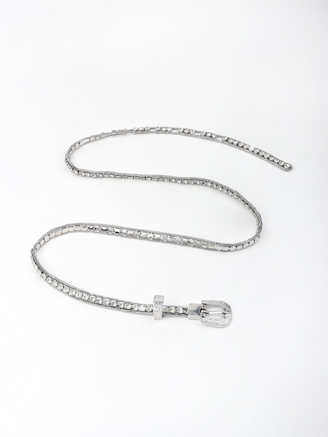 Rhinestone Metal Belt - The Ruffled Bull Boutique