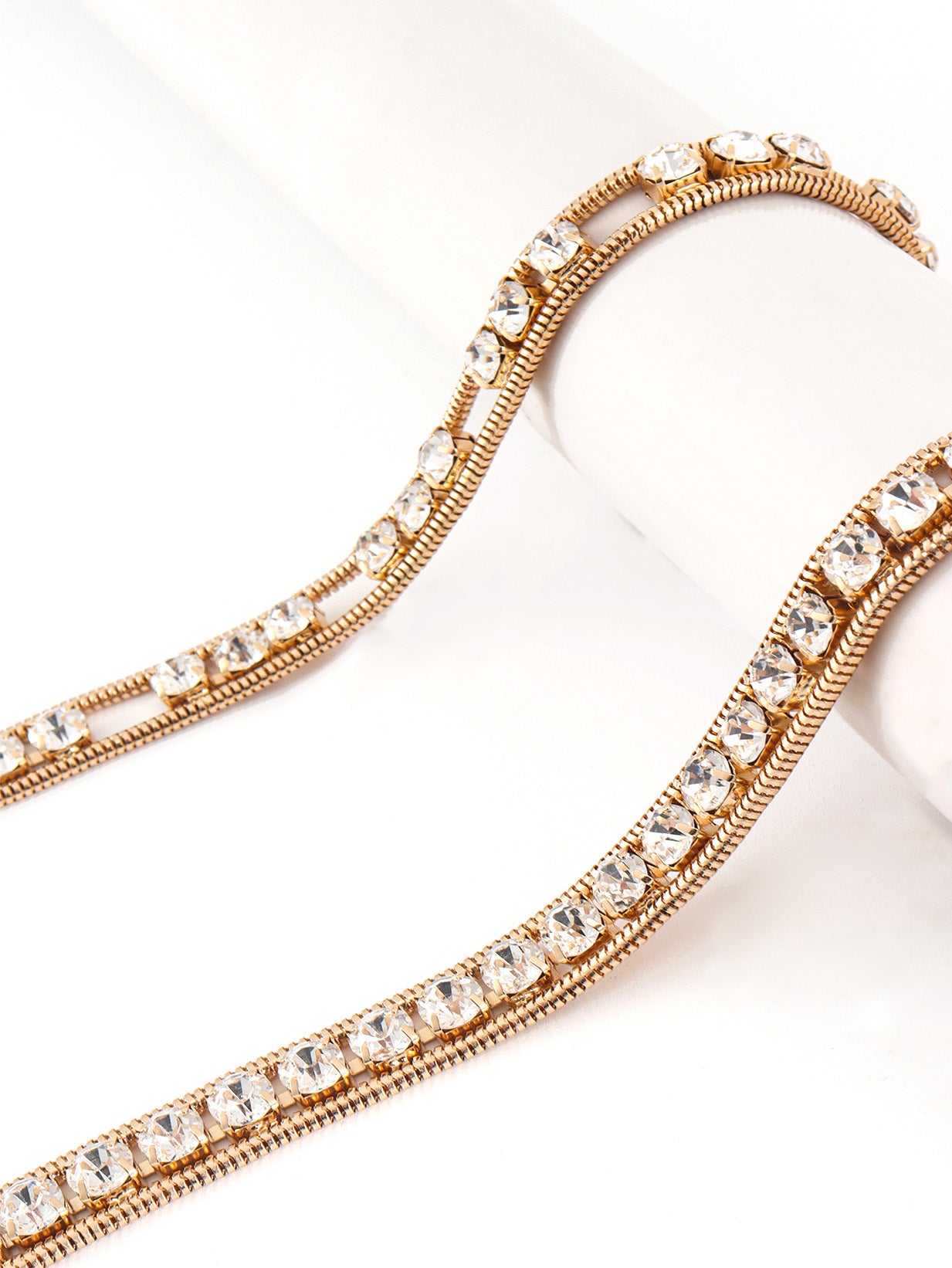 Rhinestone Metal Belt - The Ruffled Bull Boutique