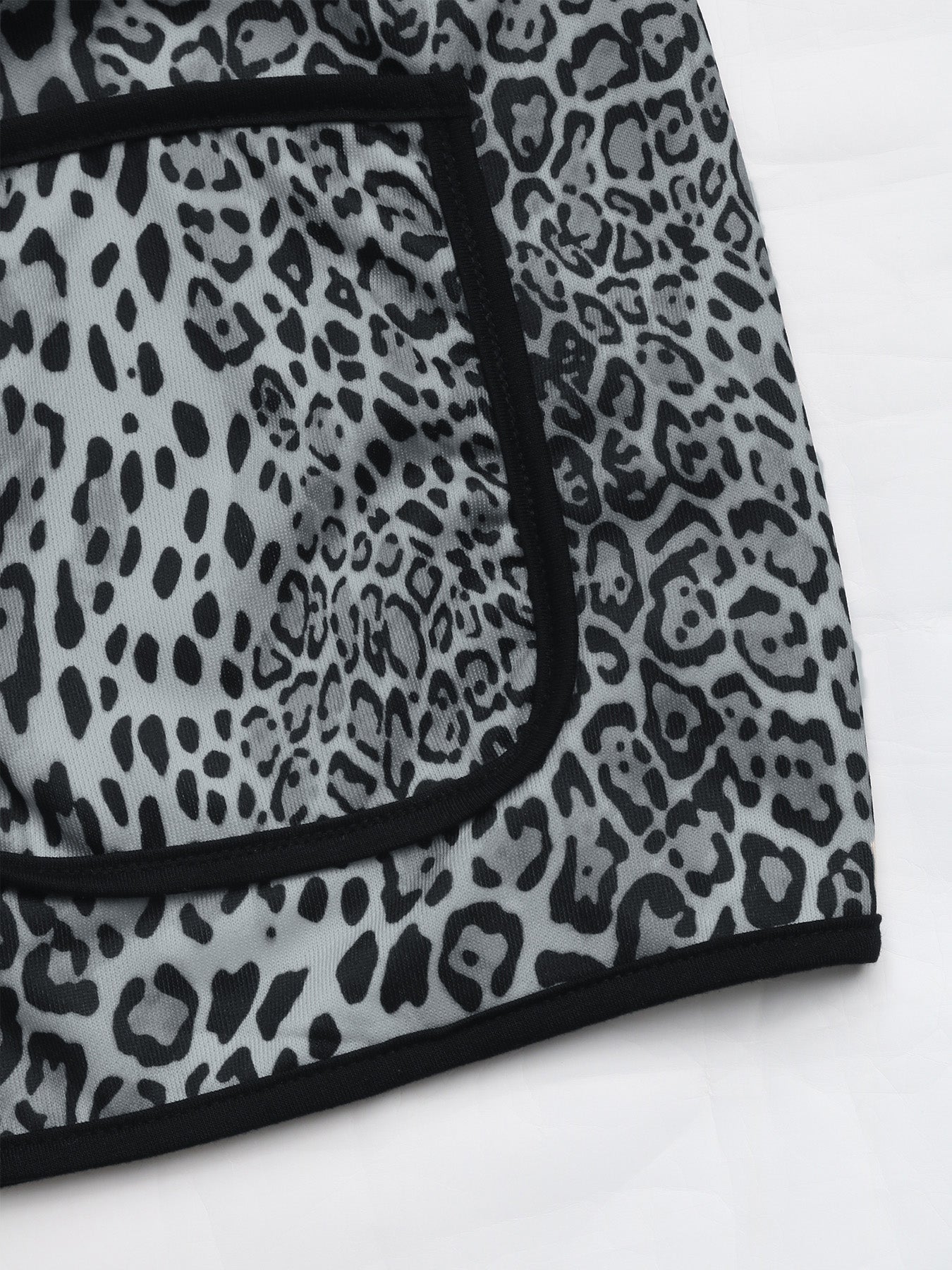 Perfee Leopard Open Front Long Sleeve Jacket - The Ruffled Bull Boutique