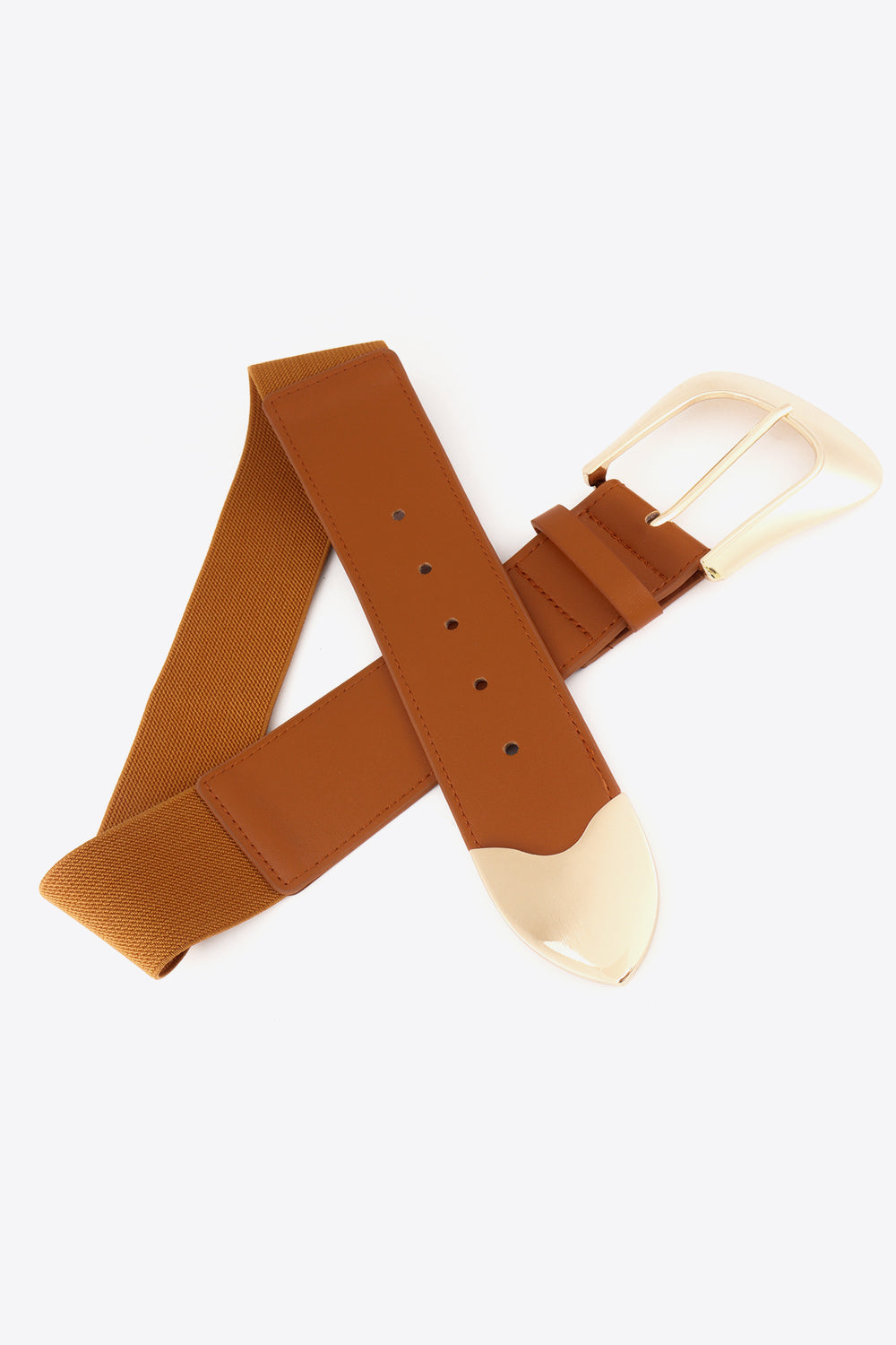 Elastic Wide PU Belt - The Ruffled Bull Boutique
