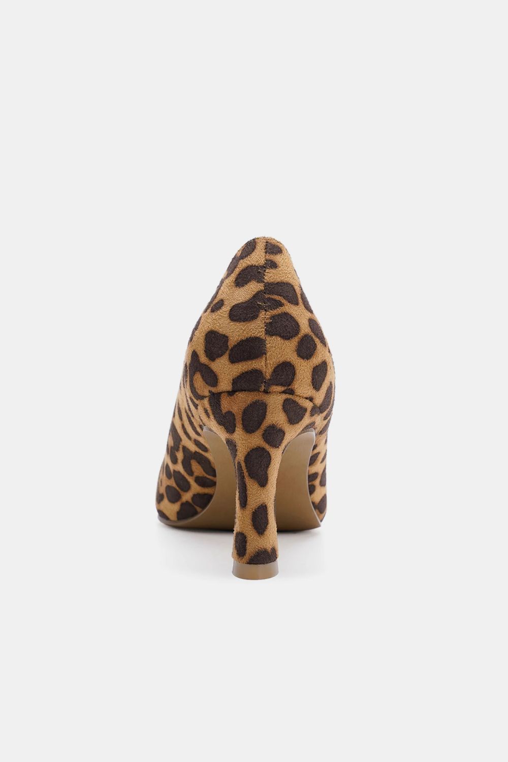 Beast Fashion Faux Suede Leopard Point Toe Pumps - The Ruffled Bull Boutique