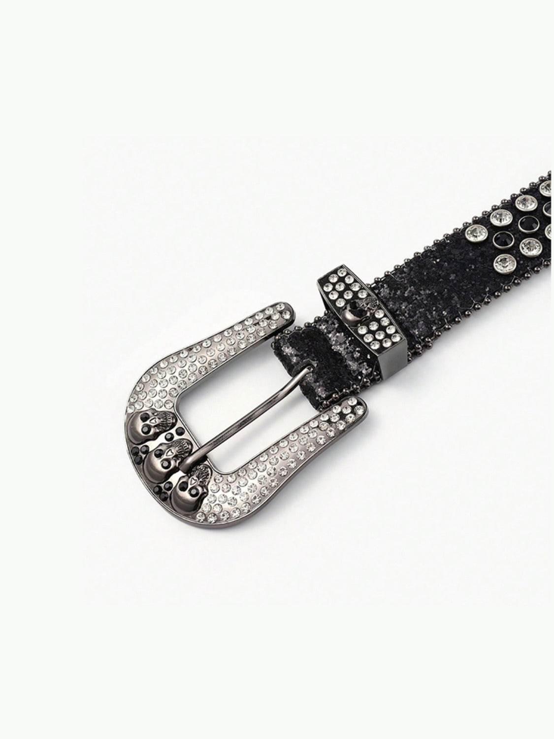 PU Leather Skull Belt - The Ruffled Bull Boutique