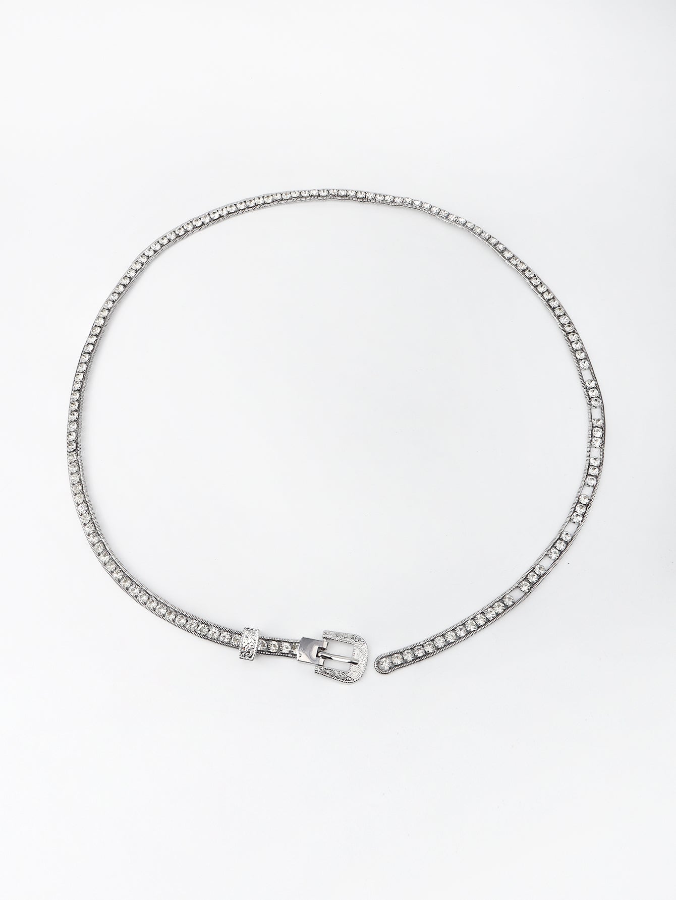 Rhinestone Metal Belt - The Ruffled Bull Boutique
