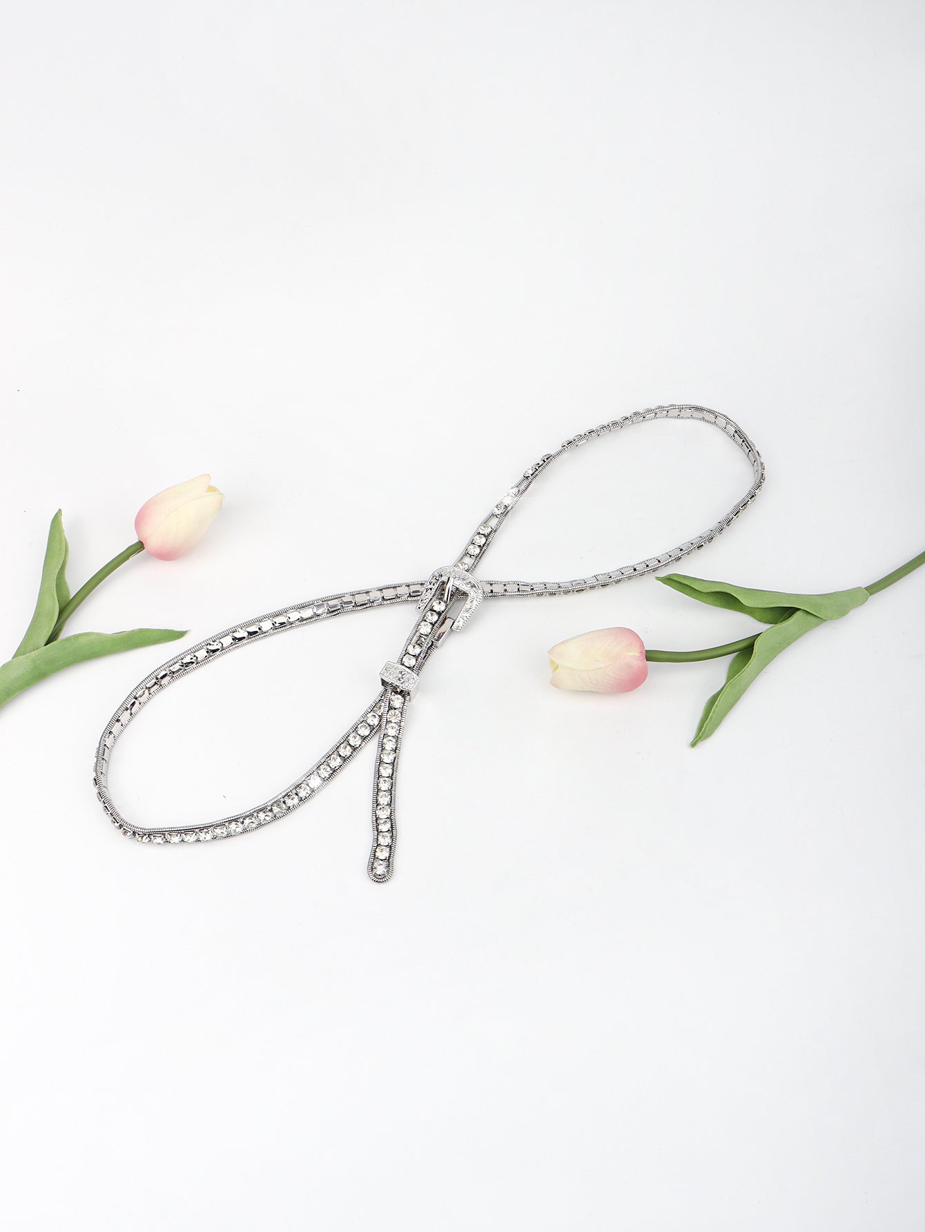 Rhinestone Metal Belt - The Ruffled Bull Boutique