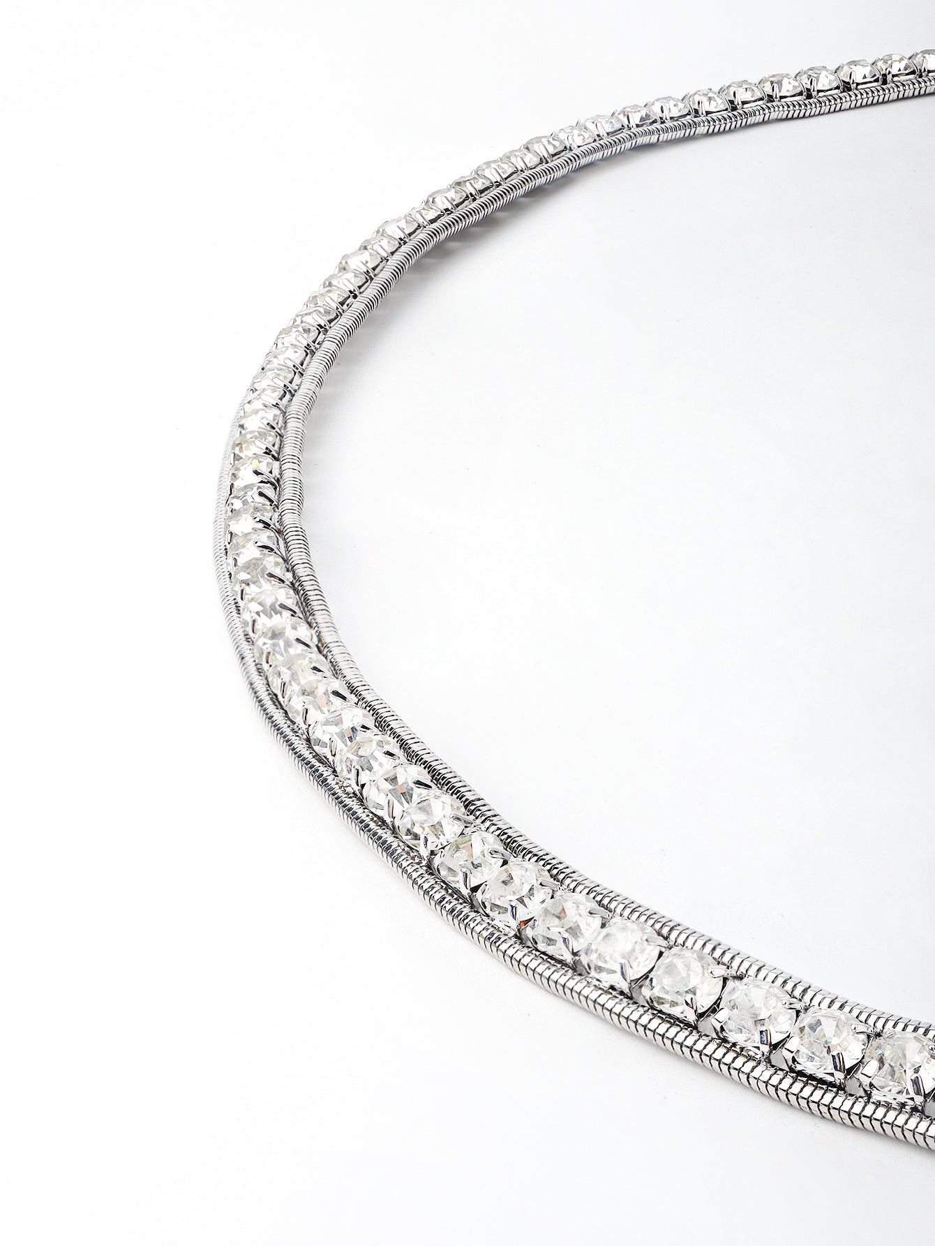 Rhinestone Metal Belt - The Ruffled Bull Boutique