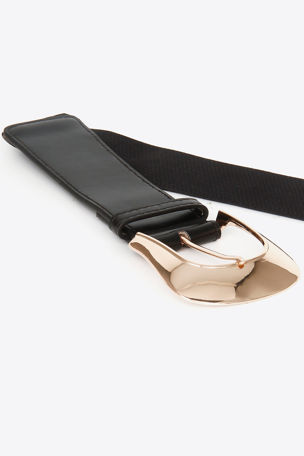 Elastic Wide PU Belt - The Ruffled Bull Boutique