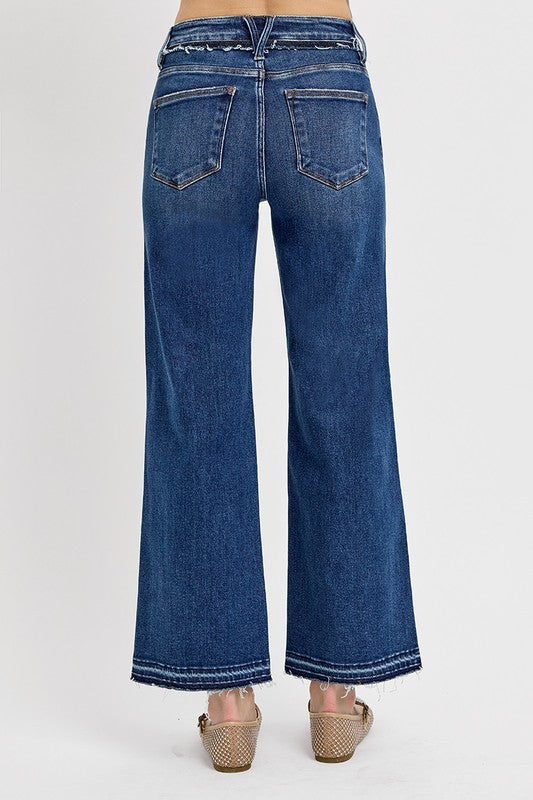 RISEN Full Size Tummy Control Bootcut Jeans Plus Size - The Ruffled Bull Boutique
