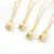 gold initial necklace - The Ruffled Bull Boutique