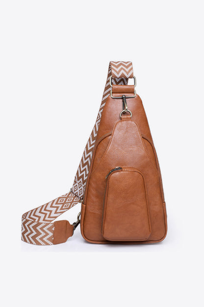 Adored Take A Trip PU Leather Sling Bag - The Ruffled Bull Boutique