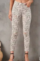 Leopard jeans - The Ruffled Bull Boutique