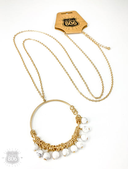 Gold chain necklace 806-N014 - LAST CALL - The Ruffled Bull Boutique