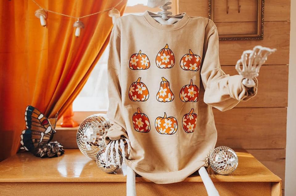 Oliver & Otis pumpkin sweatshirt - The Ruffled Bull Boutique