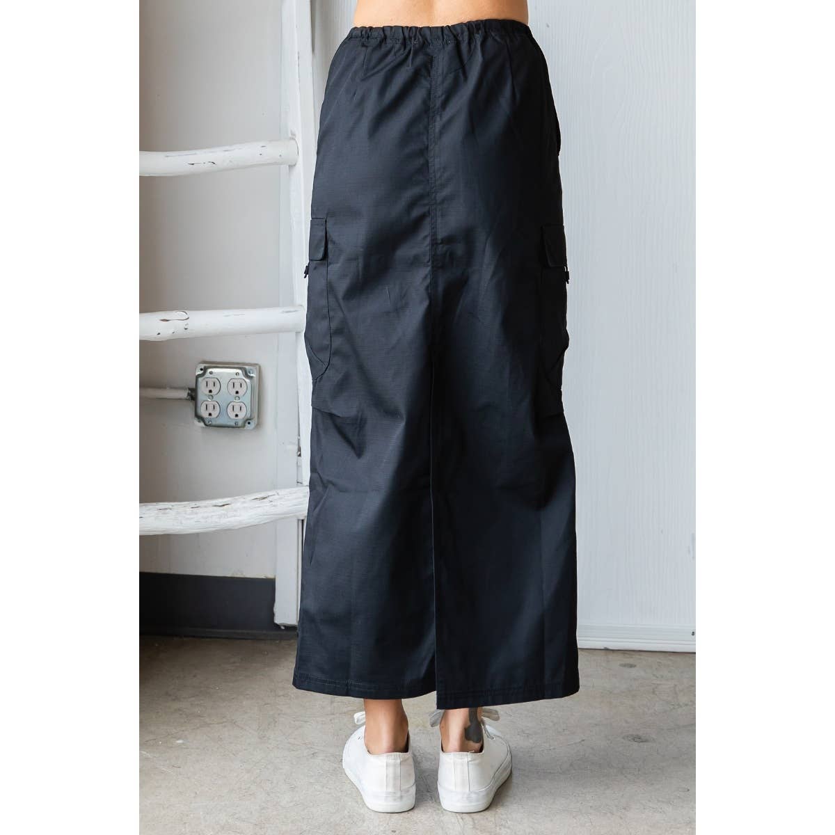 Parachute Cargo Long Skirt - The Ruffled Bull Boutique