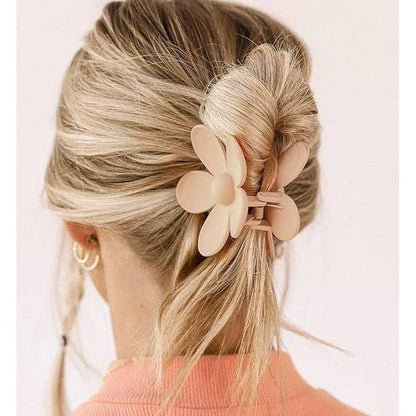 Matte Tone Daisy Hair Claw Sets - The Ruffled Bull Boutique