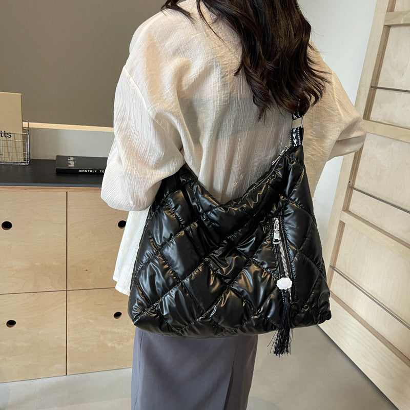 Quilted Nylon Travel Bag - The Ruffled Bull Boutique