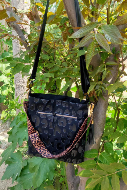 Adored PU Leather Shoulder Bag with Tassel - The Ruffled Bull Boutique