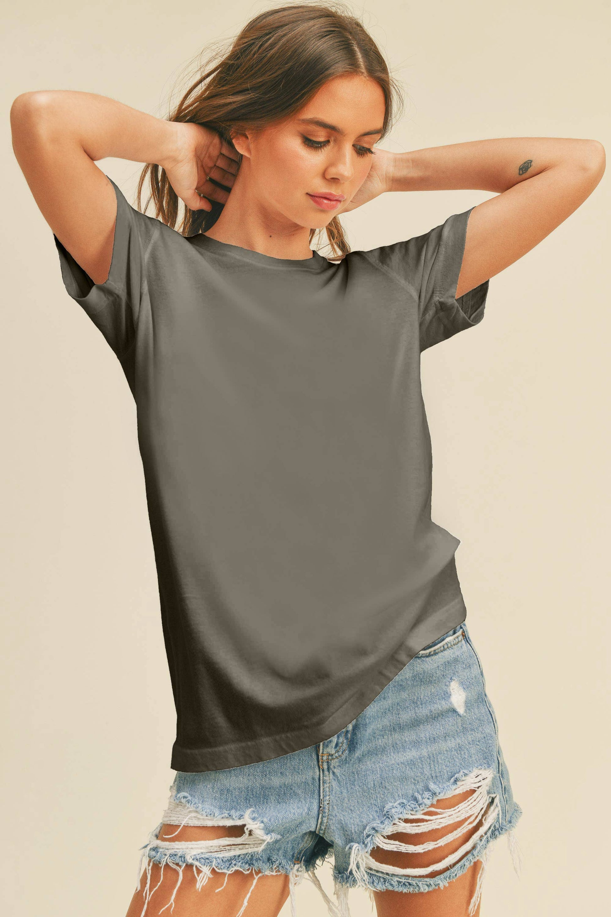 Blank Classic Short Sleeve T-Shirt - The Ruffled Bull Boutique