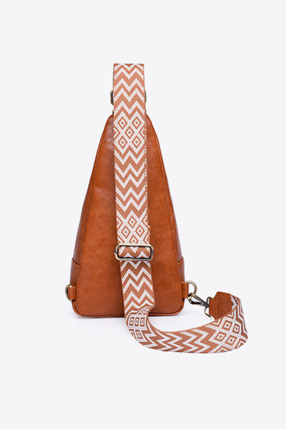 Adored Take A Trip PU Leather Sling Bag - The Ruffled Bull Boutique