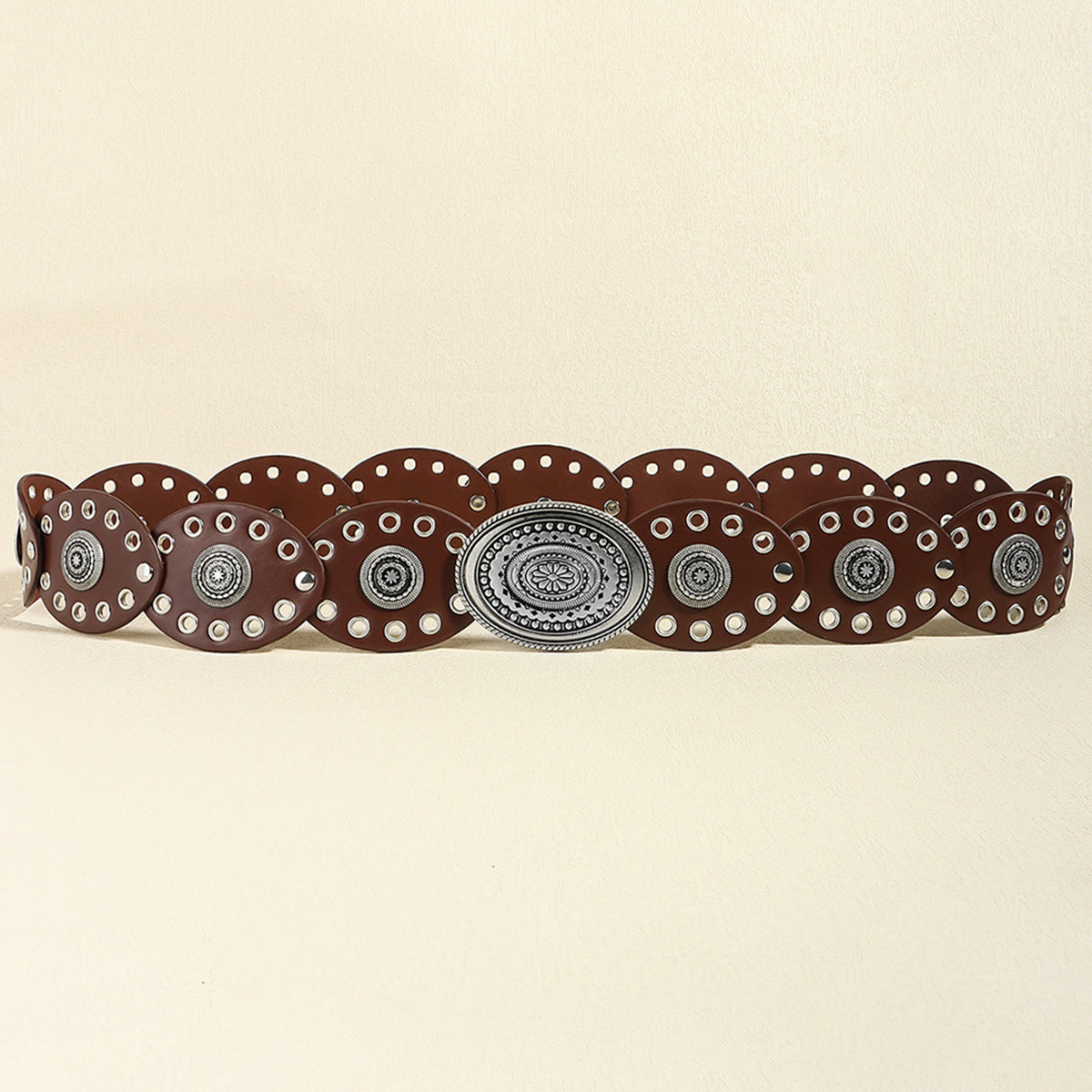 Oval PU Belt - The Ruffled Bull Boutique