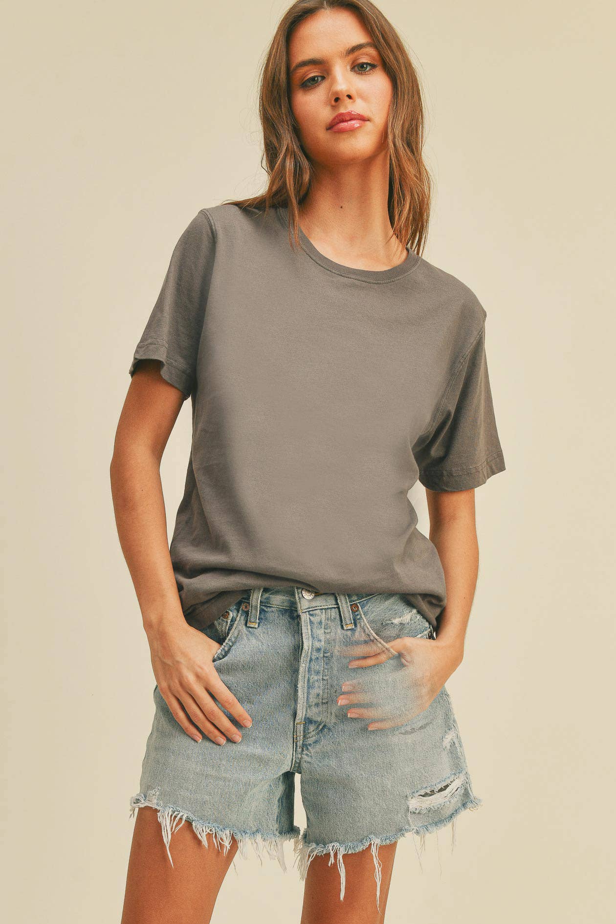 Blank Classic Short Sleeve T-Shirt - The Ruffled Bull Boutique