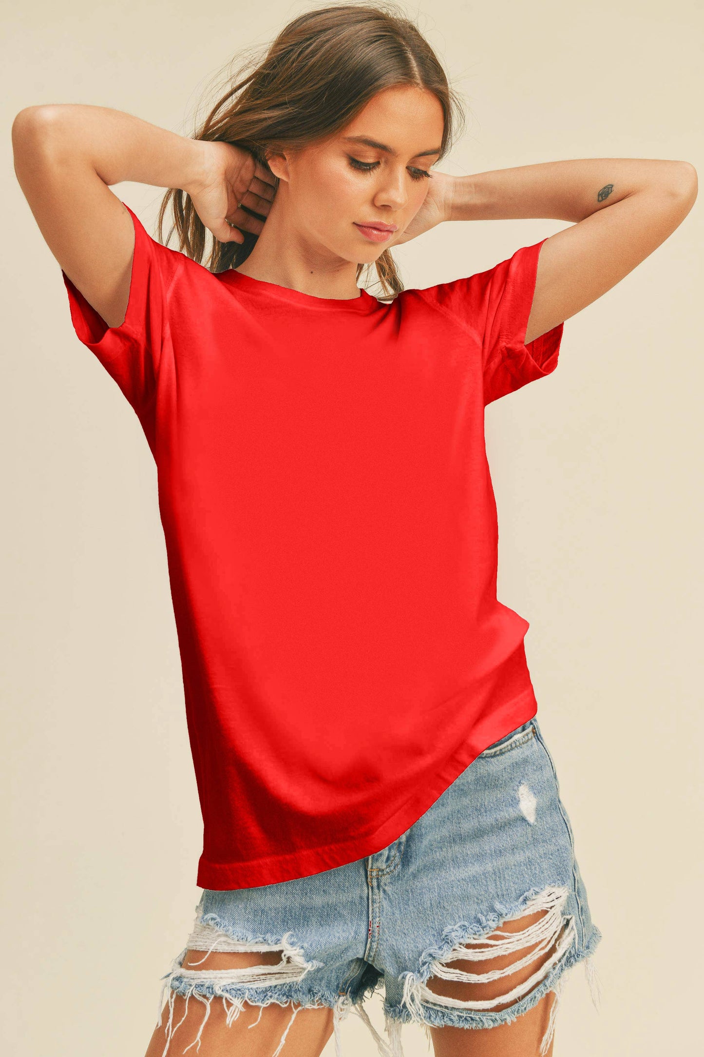 Blank Classic Short Sleeve T-Shirt - The Ruffled Bull Boutique