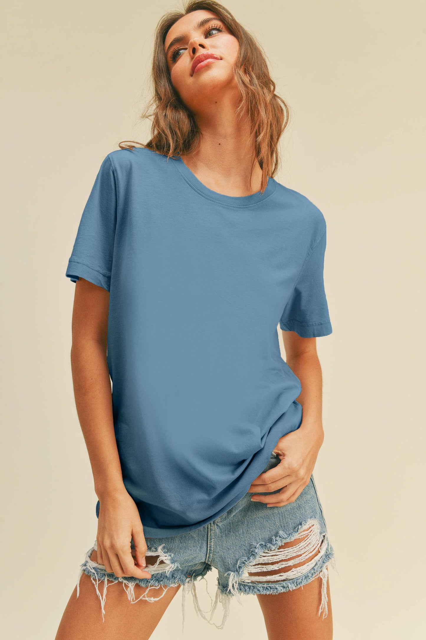 Blank Classic Short Sleeve T-Shirt - The Ruffled Bull Boutique