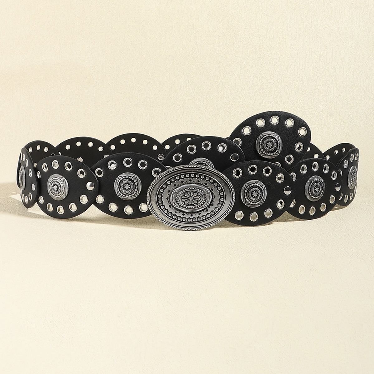 Oval PU Belt - The Ruffled Bull Boutique