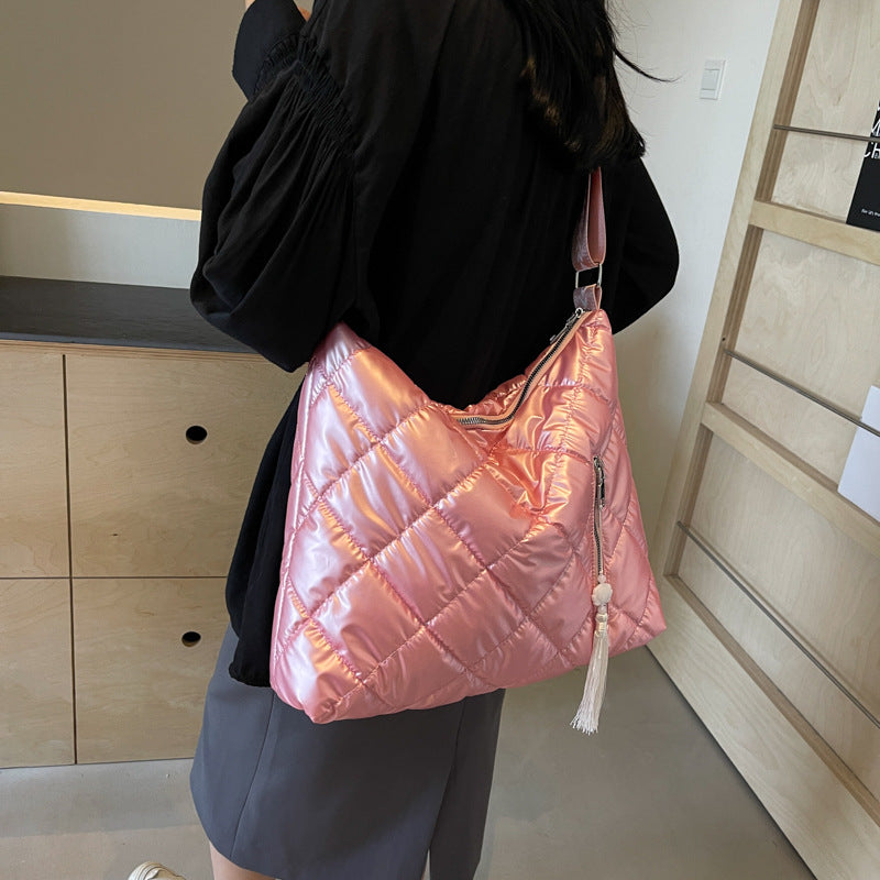 Quilted Nylon Travel Bag - The Ruffled Bull Boutique