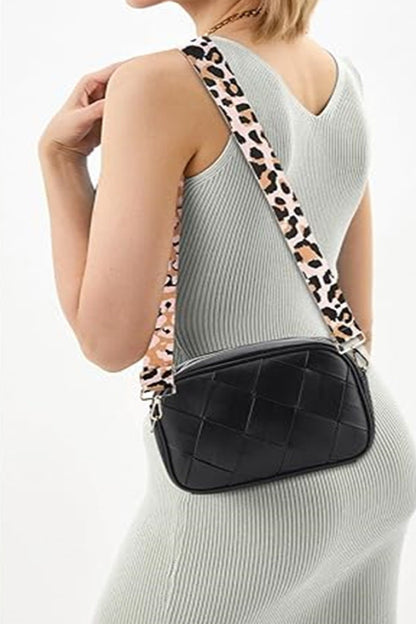 Zenana Cassette Woven Crossbody Bag - The Ruffled Bull Boutique