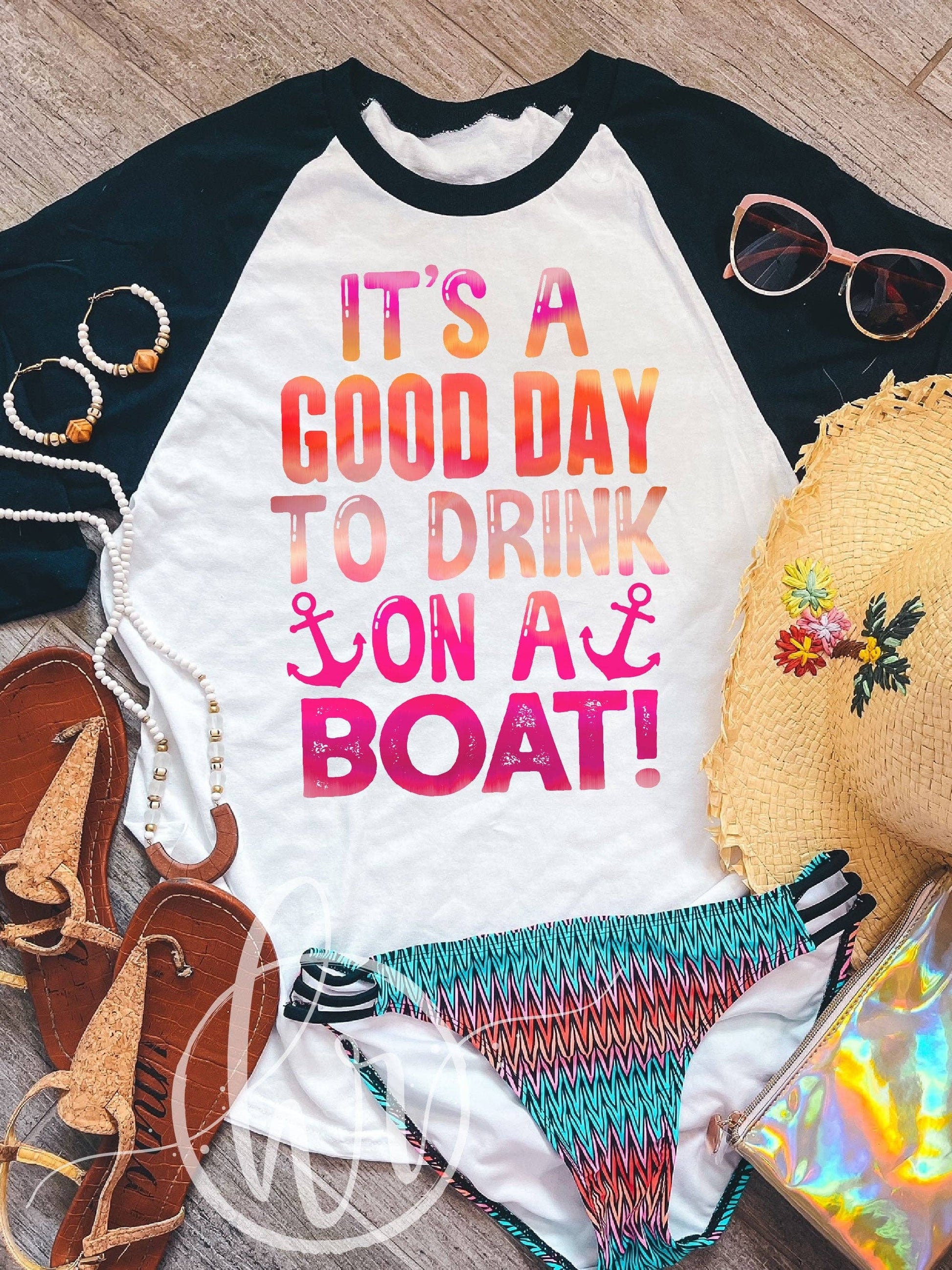 It's A Good Day To Drink On A Boat - The Ruffled Bull Boutique