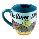 painted mug - The Ruffled Bull Boutique