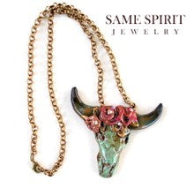 Same Spirit Bull Head necklace - The Ruffled Bull Boutique